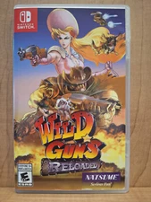 AUTHENTIC Nintendo Switch Replacement Case - Wild Guns Reloaded (NO GAME)