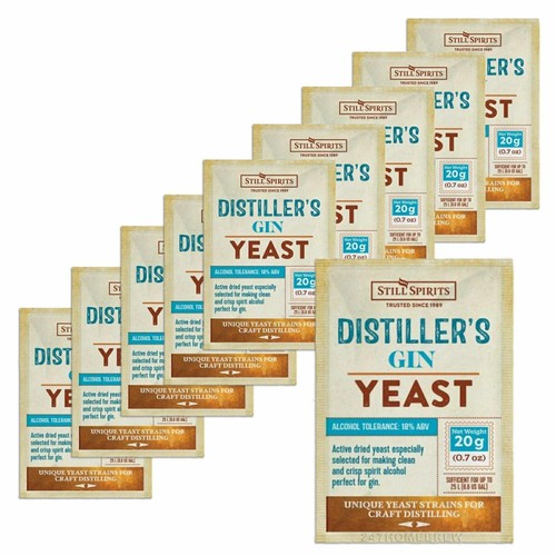 10x Still Spirits Distillers Gin Hefe 20g für 25L 18% Vol. Maximiert Botanicals