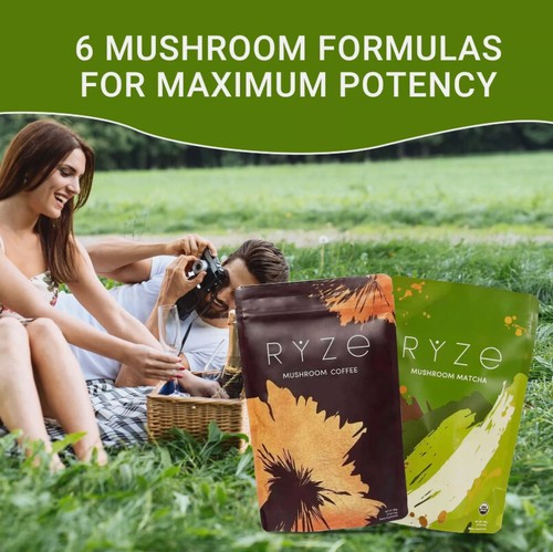 2025 Ryze Organic|Mushroom Matcha | RYZE MUSHROOM COFFEE DE Neu~ - Bild 6 von 24
