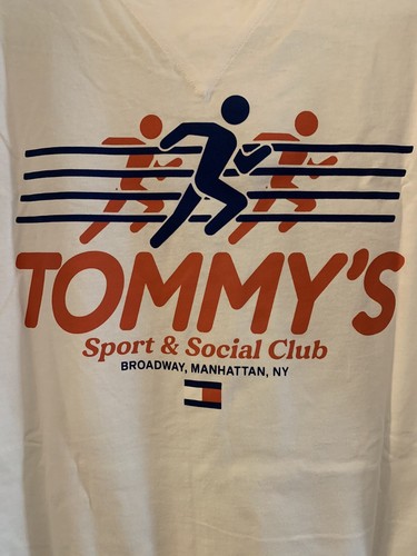NEW Tommy Hilfiger Tommy Jeans Sport & Social Logo T-Shirt Men's Retro Tee Shirt - Picture 5 of 9