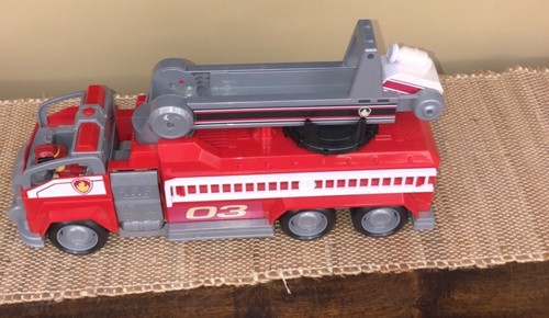 PAW Patrol Marshall Transformed City Fire Truck Sirens Play Set Christmas Toys
