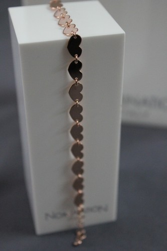 Nomination Armonie Collection Heart Bracelet Rose Gold Plated 146901/002 NWT - Picture 2 of 2