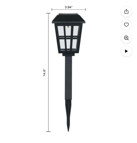 mainstays pathway solar powered led light 2 pc - Picture 20 of 39