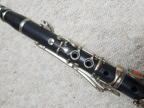 old wooden Clarinet in C open holes, 4 rings - Picture 5 of 12