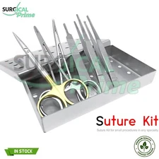 Surgical Sature Kit Sterile Surgical Supplies Kit with Case Surgical Instruments