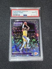 2018-19 Panini Threads Dazzle LeBron James - Los Angeles Lakers #47 PSA 10 ⭐️