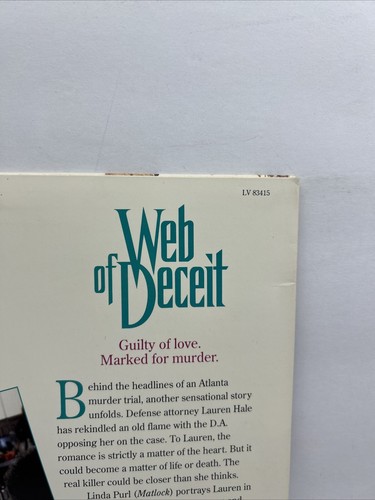 WEB OF DECEIT (Laserdisc) Great Film VERY RARE LINDA PURL STARS! - 第 10/16 張圖片