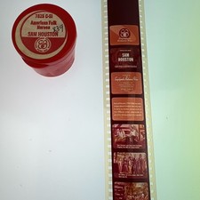 Vintage Classroom Film Strip Projector Slide - San Houston