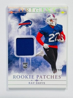 2024 Panini Origins Football Ray Davis Rookie Patches /199 RC Bills