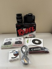 Canon EOS Rebel XS 10.1MP Digital SLR Kit - TESTED WORKING - Original Box
