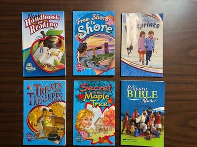 ABEKA 3rd Grade Lot of Homeschooling Readers Books Used -see Description