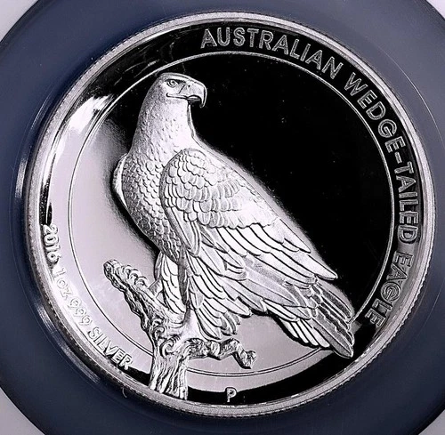 NGC PF70 2016 Australia Wedge-Tailed Eagle Silver Coin 1 Dollar Ultra Cameo