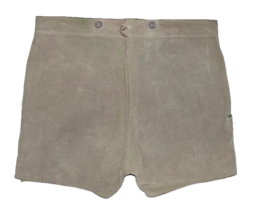 Court D'Homme S'Efforcer- Pantalon en Cuir/ Costume Folklorique Gris Env. Gr. - Photo 2 sur 2