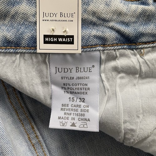 Judy Blue Jeans Damen 15/32 Slim Fit High Rise Comfort Stretch Denim Acid Wash - Bild 9 von 9
