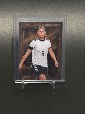 2023 Metal Universe Champions #27 Lena Oberdorf Rookie Orange FX /25