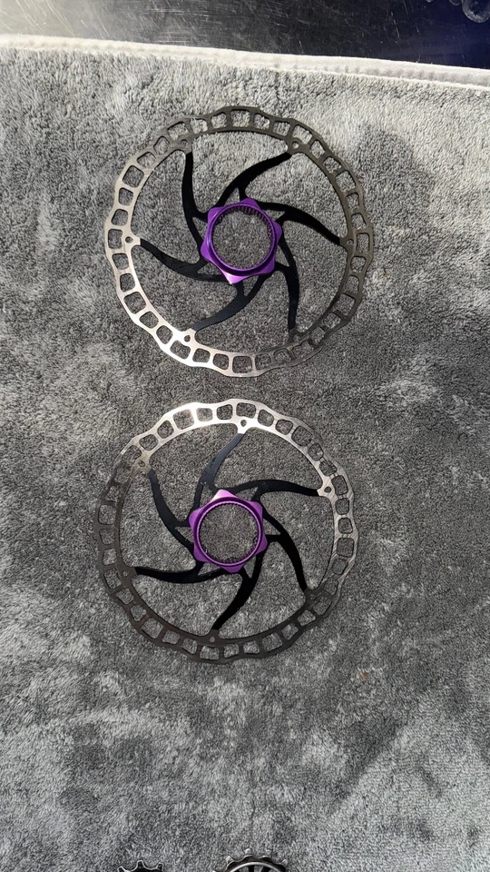 Ashima AiRotor 85g a peice 6 болтов/центральный замок с фиолетовыми решателями проблем - Изображение 2 из 2