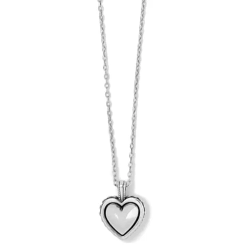 Brighton Pretty Tough Bold Heart Petite Pendant Necklace NWT $72