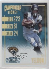 2016 Panini Contenders Championship Ticket 26/99 TJ Yeldon #96 fm0
