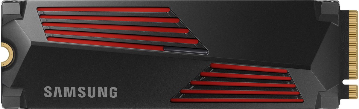 Samsung - 990 PRO 4TB Internal SSD PCIe Gen 4x4 NVMe with Heatsink