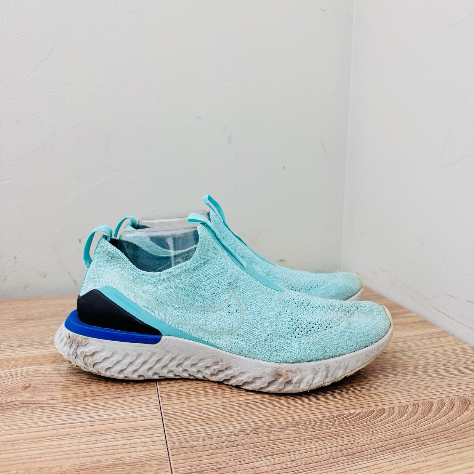 Nike Epic Phantom React Flyknit blue sneakers wom… - image 5