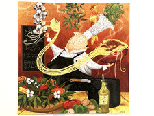 Ceaco 300 Large Pc. Puzzle, Bon Appetite, Complete, Used