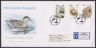 Falkland Islands 2006 QEII Birds Official Registered First Day Cover - FOX BAY