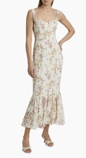 NEW, REFORMATION Irisa Floral Flounce Maxi Dress in Posy Size - 6