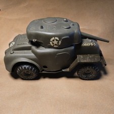 Vintage Triang M101 Minic Military Armoured Tank Plastic Clockwork Model