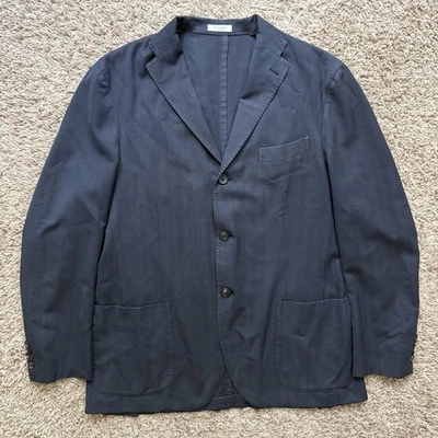 Boglioli Milano K Jacket Navy Blue Wool Sport Coat Suit Jacket Size 40R (IT 52R) - Image 1 of 4