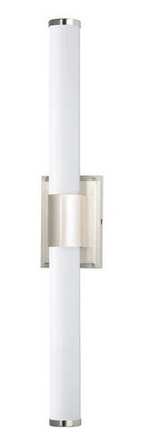 Optic LED 30" 2-Light Bathroom Vanity Light in Satin Nickel - Picture 1 of 2