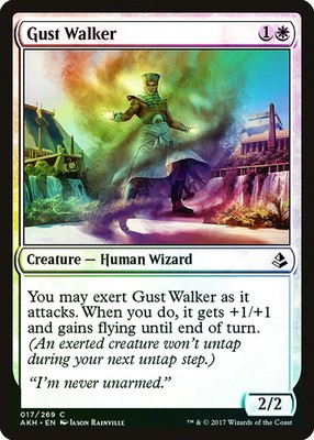 Gust Walker FOIL Amonkhet NM White Common MAGIC THE GATHERING CARD ABUGames