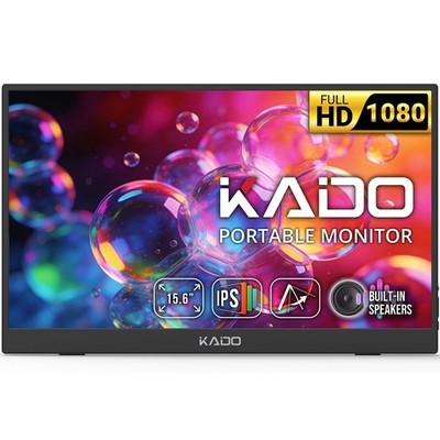 Kado 15.6 Inch 1080p FHD Ultra-Slim Laptop Monitor 2nd Display Laptop Extender