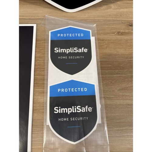 Simplisafe Yard Sign, Stakes, Manual,Window Stickers & Mounting Tape Brand New - Picture 6 of 8