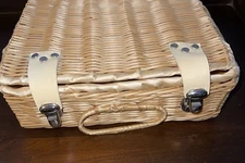 Wicker Basket/Sewing Basket Box