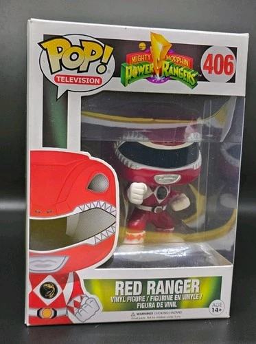 Funko Pop Television Power Rangers Red Ranger #406 Vinyl Figure