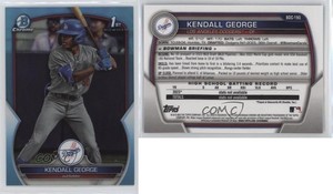 2023 Bowman Draft Chrome Sky Blue Refractor Kendall George #BDC-190