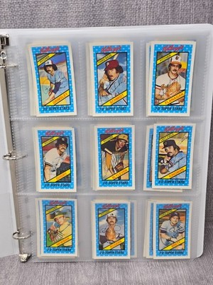 1980 Baseball Kellogg's 3-D Super Stars Complete Set of 60 Cards in Binder