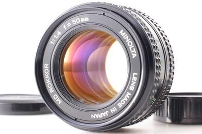 [Near MINT] Minolta MD Rokkor 50mm f/1.4 MF Standard Lens MD / SR Mount from JPN