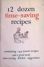 1932 Crisco Recipe Booklet 12 Dozen Time Saving Recipes Art Deco Cover