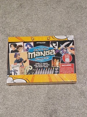 How To Draw Manga Anime Ultimate Kit enthält Stifte Bleistifte und Marker Neu