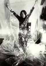 Postcard H. Landsoff, Photographer "Eva Hesse in Home/Studio" c1968 MINT (Repro)