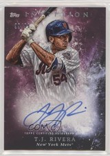 2018 Topps Inception Rookie and Emerging Stars Magenta 99/99 TJ Rivera Auto 2ct
