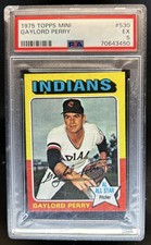 1975 Topps Mini Gaylord Perry All-Star #530 Indians PSA 5