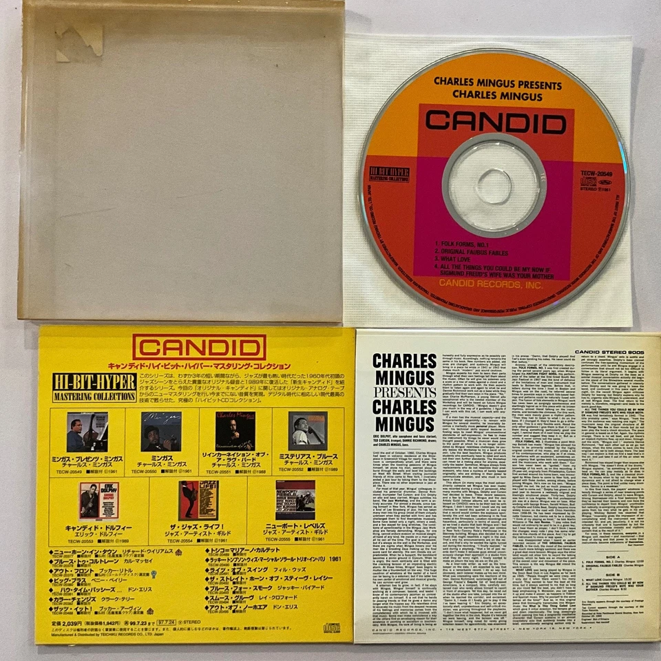 Charles Mingus - Charles Mingus mini LP 1961 Japan Hi-Bit-Hyper Jazz Candid Foto 2 de 3
