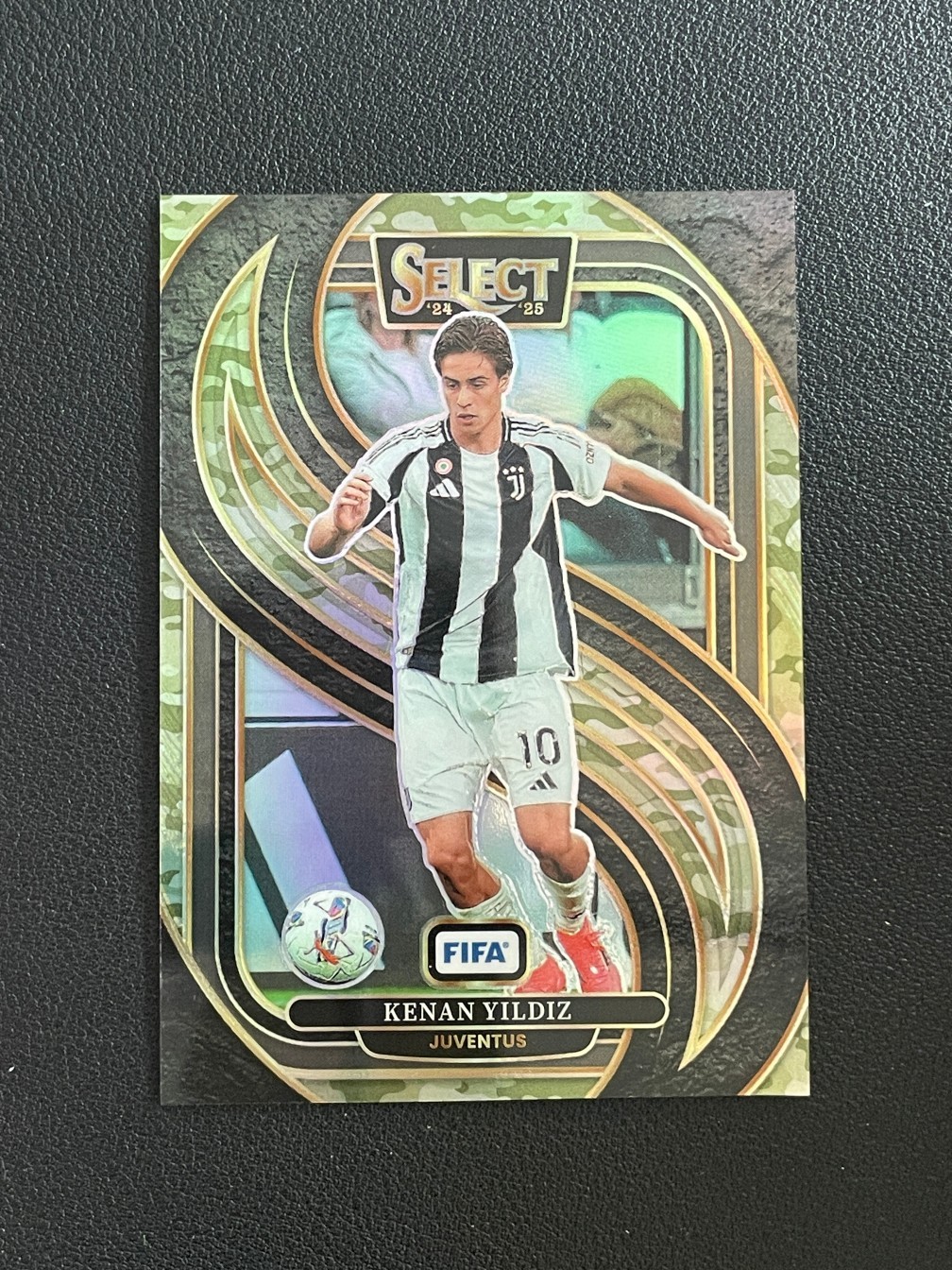 Kenan Yildiz 2024-25 Panini Select FIFA Mezzanine Camo Prizm 070/135 #138