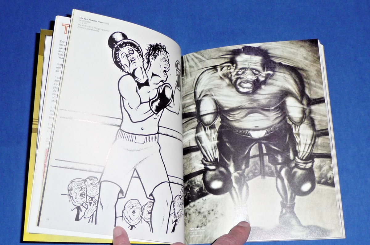 Look Away : The Art of Todd Francis Skateboarding PB Book - Signed