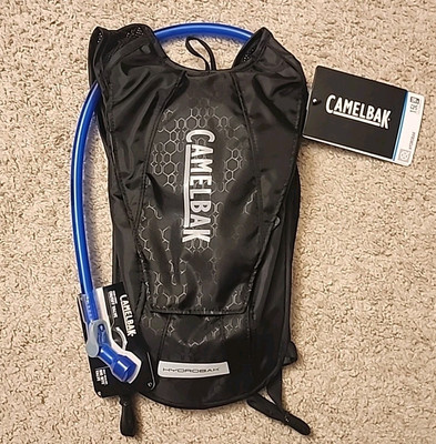 New CamelBak HydroBak Hydration Pack Crux 1.5L 50oz Black & Blue Cycling Hiking 
