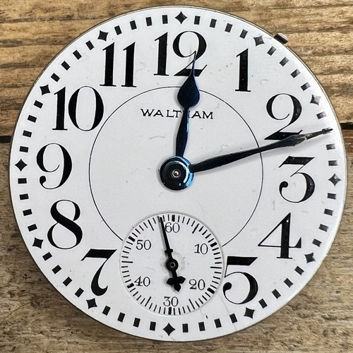 16er Waltham Taschenuhrwerk - Grade Vanguard - 23 Jewels, Adjusted 5 Pos