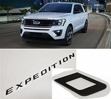 Matte Black Fits For 2018-2021 Expedition Hood Letters Emblem Max Limited