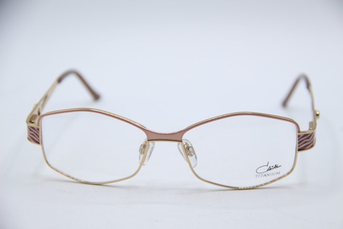 CAZAL MOD. NUOVO 1257 COL. 001 OCCHIALI DA VISTA MONTATURA AUTENTICA ORO ROSA MARRONE 53-15 - Foto 2 di 4